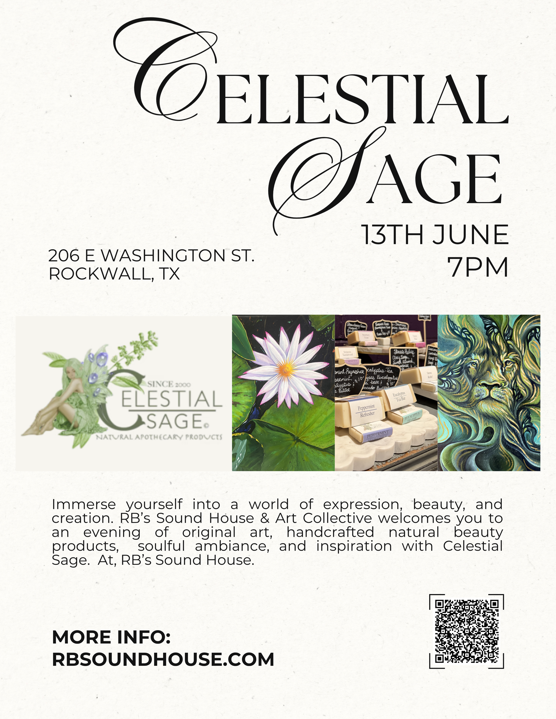Celestial Sage Art Gallery & Skincare Party