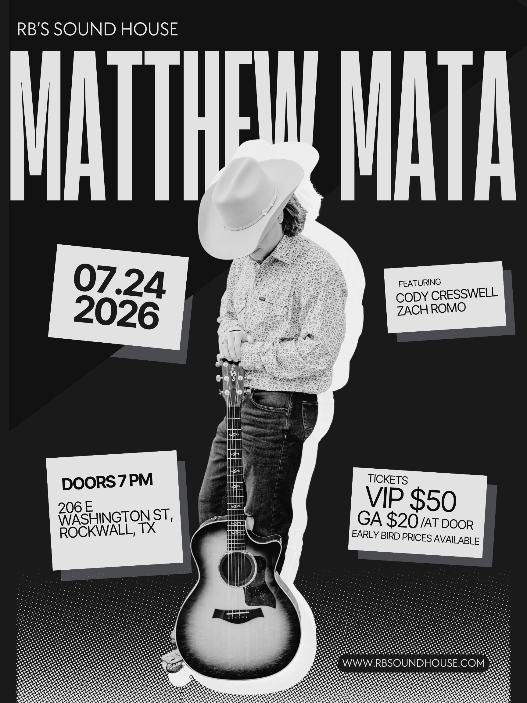 Matthew Mata Release Party "The Dirt Remembers"