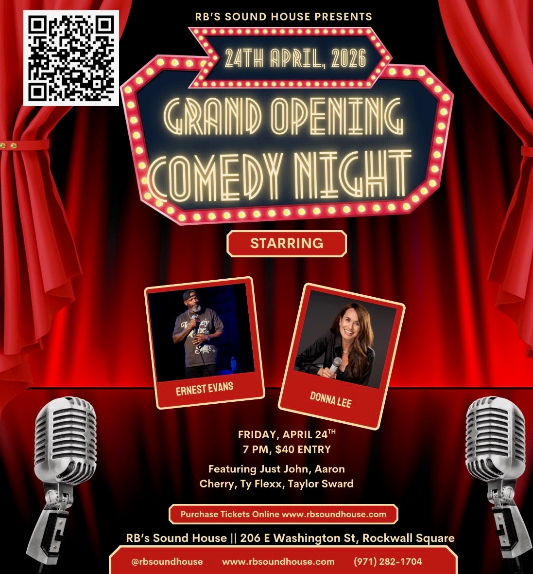 Grand Opening Comedy Night